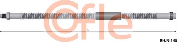 Cofle 92.BH.NI140 - Bremžu šļūtene adetalas.lv