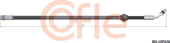 Cofle 92.BH.OP026 - Bremžu šļūtene adetalas.lv