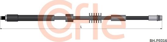 Cofle 92.BH.PE016 - Bremžu šļūtene adetalas.lv