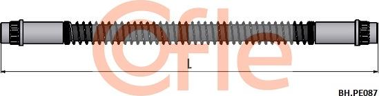 Cofle 92.BH.PE087 - Bremžu šļūtene adetalas.lv
