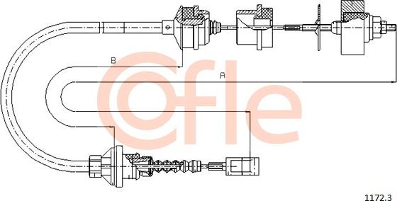 Cofle 1172.3 - Trose, Sajūga pievads adetalas.lv