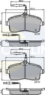 Comline CBP11250 - Bremžu uzliku kompl., Disku bremzes adetalas.lv