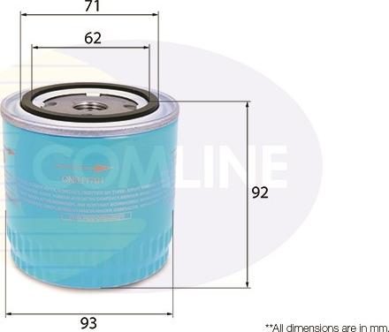 Comline CNS11701 - Eļļas filtrs adetalas.lv