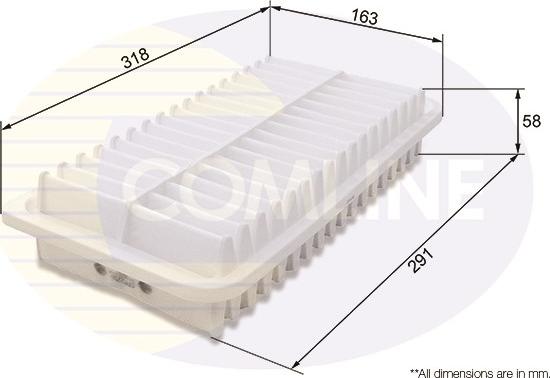 Comline CTY12250 - Gaisa filtrs adetalas.lv