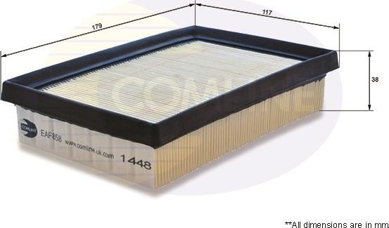 Comline EAF858 - Gaisa filtrs adetalas.lv