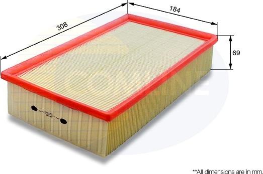 Comline EAF262 - Gaisa filtrs adetalas.lv