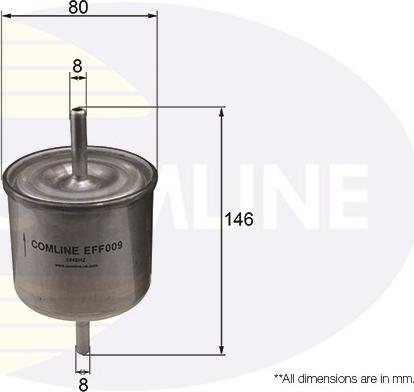 Comline EFF009 - Degvielas filtrs adetalas.lv