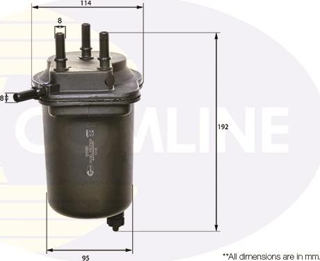 Comline EFF164 - Degvielas filtrs adetalas.lv