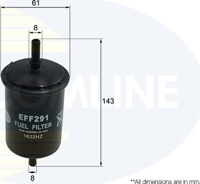 Comline EFF291 - Degvielas filtrs adetalas.lv