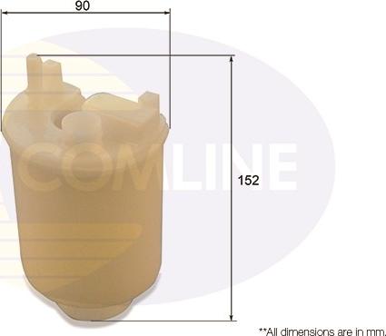 Comline EFF298 - Degvielas filtrs adetalas.lv