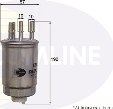 Comline EFF257 - Degvielas filtrs adetalas.lv