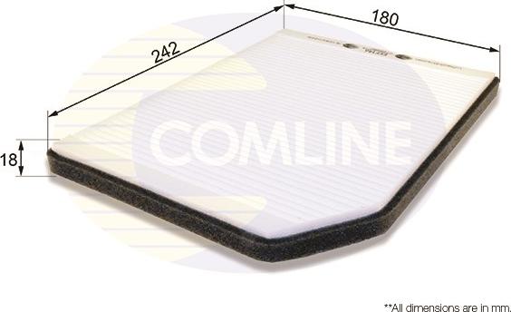 Comline EKF146 - Filtrs, Salona telpas gaiss adetalas.lv