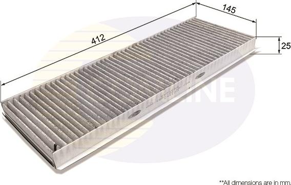 Comline EKF166A - Filtrs, Salona telpas gaiss adetalas.lv