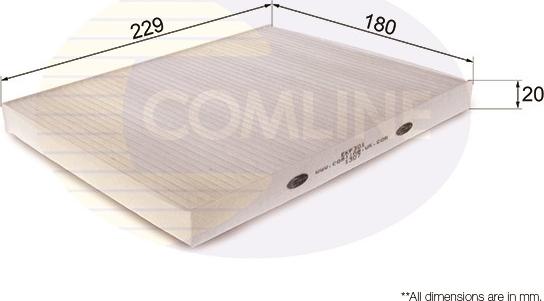 Comline EKF301 - Filtrs, Salona telpas gaiss adetalas.lv