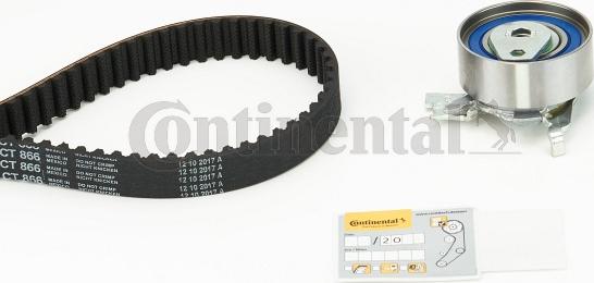 CONTITECH CT 866 K1 - Zobsiksnas komplekts adetalas.lv