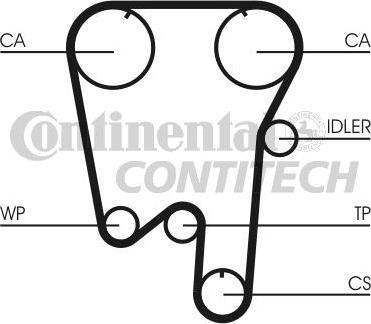 CONTINENTAL CTAM BR CT902 - Zobsiksna adetalas.lv