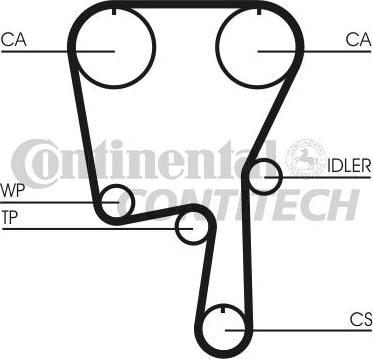 CONTINENTAL CTAM BR CT907 - Zobsiksna adetalas.lv