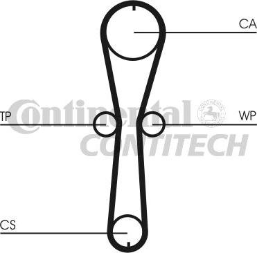 CONTINENTAL CTAM BR CT915 - Zobsiksna adetalas.lv