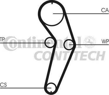 CONTINENTAL CTAM BR CT988 - Zobsiksna adetalas.lv