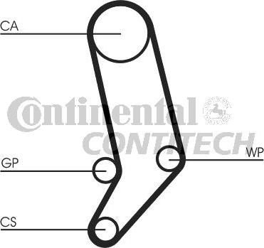 CONTINENTAL CTAM BR CT939 - Zobsiksna adetalas.lv