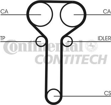 CONTINENTAL CTAM BR CT978 - Zobsiksna adetalas.lv