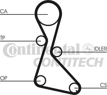 CONTINENTAL CTAM BR CT684 - Zobsiksna adetalas.lv