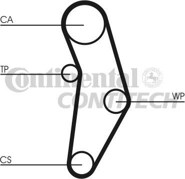 CONTINENTAL CTAM BR CT1049 - Zobsiksna adetalas.lv