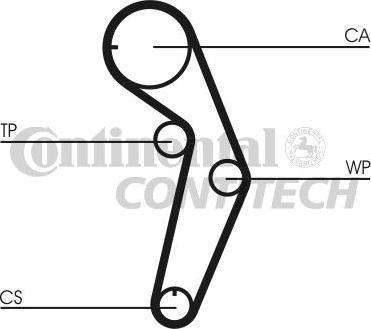 CONTINENTAL CTAM BR CT1048 - Zobsiksna adetalas.lv