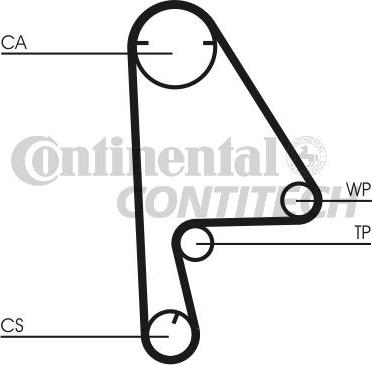 CONTINENTAL CTAM BR CT1082 - Zobsiksna adetalas.lv