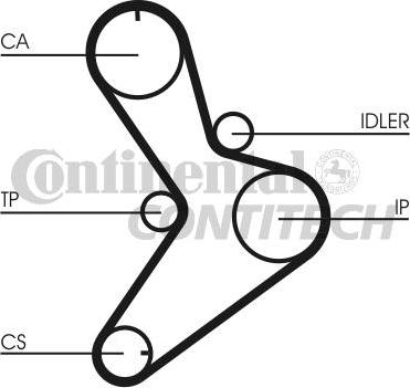 CONTINENTAL CTAM BR CT1038 - Zobsiksna adetalas.lv