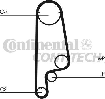 CONTINENTAL CTAM BR CT1070 - Zobsiksna adetalas.lv