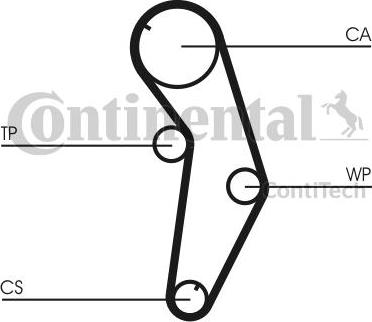 CONTINENTAL CTAM BR CT841 - Zobsiksna adetalas.lv