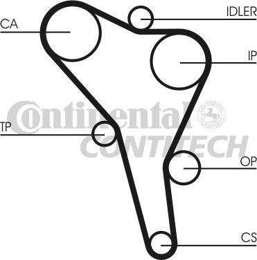 CONTINENTAL CTAM BR CT867 - Zobsiksna adetalas.lv