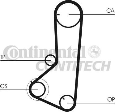 CONTINENTAL CTAM BR CT836 - Zobsiksna adetalas.lv