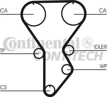 CONTINENTAL CTAM BR CT790 - Zobsiksna adetalas.lv