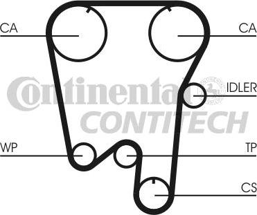 CONTINENTAL CTAM BR CT759 - Zobsiksna adetalas.lv