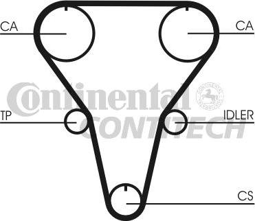 CONTINENTAL CTAM BR CT769 - Zobsiksna adetalas.lv