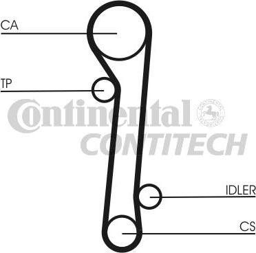 CONTINENTAL CTAM BR CT781 - Zobsiksna adetalas.lv