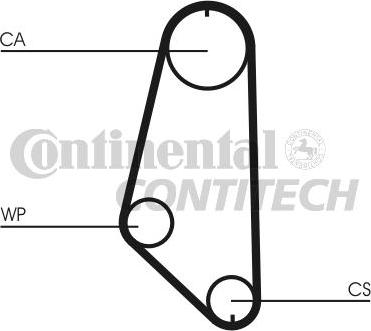 CONTINENTAL CTAM BR CT720 - Zobsiksna adetalas.lv