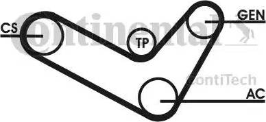 Continental 6PK1050D2 - Ķīļrievu siksnu komplekts adetalas.lv