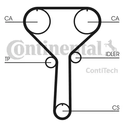 Continental CT992 - Zobsiksna adetalas.lv