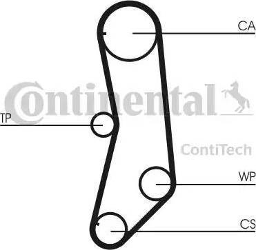 Continental CT997K1 - Zobsiksnas komplekts adetalas.lv