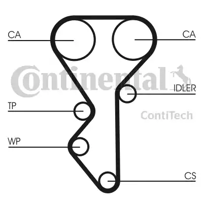 Continental CT955 - Zobsiksna adetalas.lv