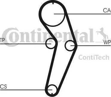 Continental CT988WP1 - Ūdenssūknis + Zobsiksnas komplekts adetalas.lv