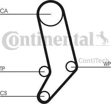 Continental CT939K2 - Zobsiksnas komplekts adetalas.lv