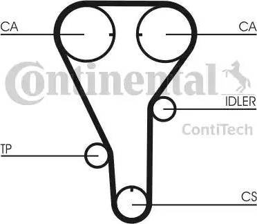 Continental CT972 - Zobsiksna adetalas.lv