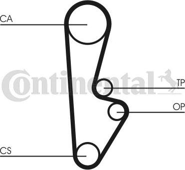 CONTITECH CT559 - Zobsiksna adetalas.lv