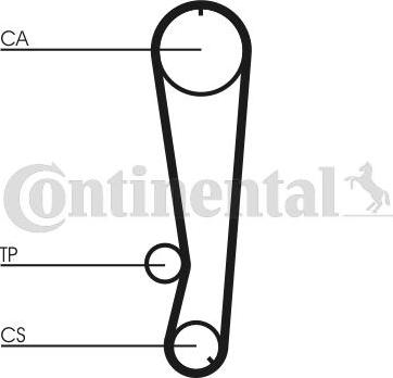 CONTITECH CT 569 - Zobsiksna adetalas.lv