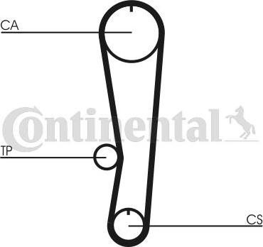 CONTITECH CT 568 - Zobsiksna adetalas.lv