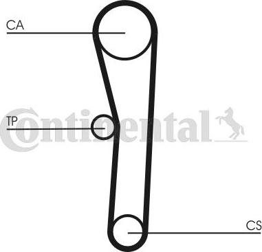 CONTITECH CT 536 - Zobsiksna adetalas.lv